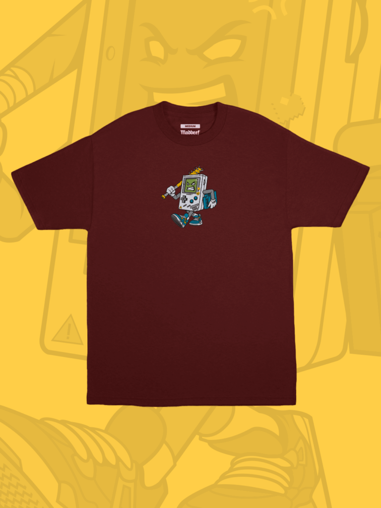 front maroon gameboy