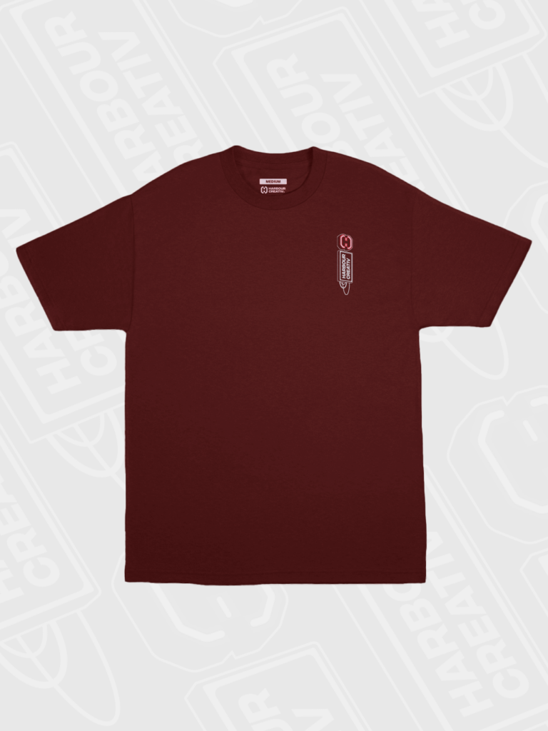 front maroon signage