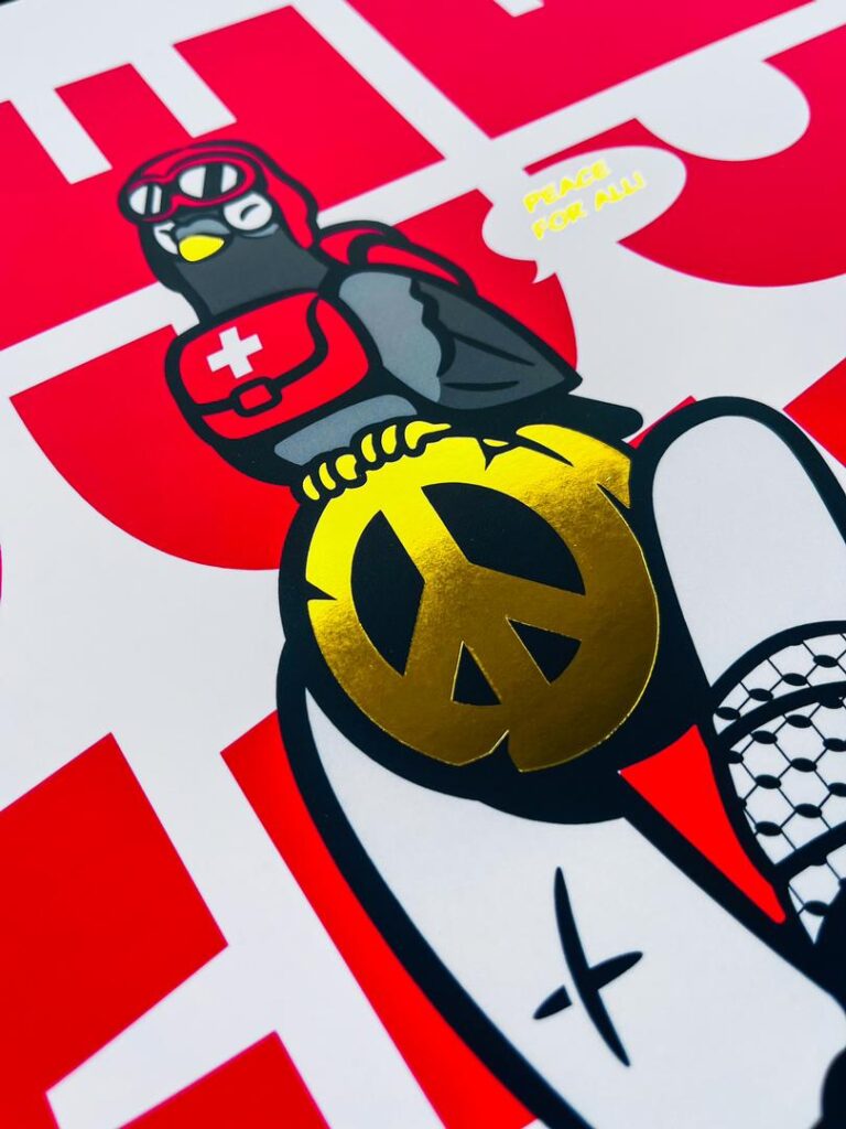 Peace close up